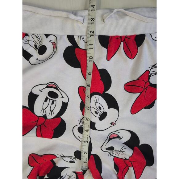 Disney Joggers Womens XL Minnie Mouse All Over Print Lightweight Pants NWT - Picture 10 of 13